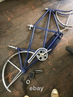 Schwinn vintage tandem 40s curve bob hope stainless fenders 1947 AS &CO sprock