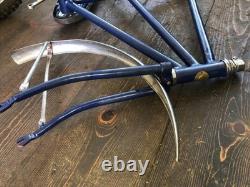 Schwinn vintage tandem 40s curve bob hope stainless fenders 1947 AS &CO sprock
