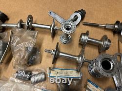 Shimano Vintage Bicycle Hub Lot Coaster Brake & 3 Speed Tons of NOS Parts