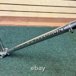 ULTRA CLEAN Vintage 57cm Chrome 1972 Schwinn Paramount Bicycle Frame & Fork Set