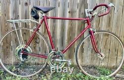 UPDATE! VTG 1971 Chromoly Schwinn Super Sport Road Bicycle Brooks 24 Red Beauty