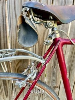 UPDATE! VTG 1971 Chromoly Schwinn Super Sport Road Bicycle Brooks 24 Red Beauty