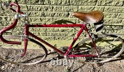 UPDATE! VTG 1971 Chromoly Schwinn Super Sport Road Bicycle Brooks 24 Red Beauty