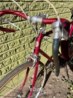 UPDATE! VTG 1971 Chromoly Schwinn Super Sport Road Bicycle Brooks 24 Red Beauty