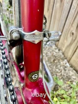 UPDATE! VTG 1971 Chromoly Schwinn Super Sport Road Bicycle Brooks 24 Red Beauty