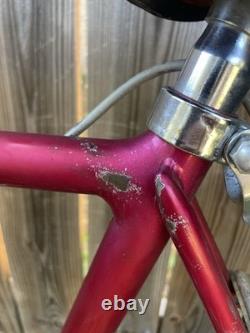 UPDATE! VTG 1971 Chromoly Schwinn Super Sport Road Bicycle Brooks 24 Red Beauty