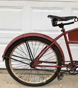 VINTAGE 1941 Or 1942 SCHWINN CYCLE TRUCK BICYCLE OLD ANTIQUE BIKE