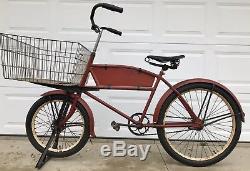 VINTAGE 1941 Or 1942 SCHWINN CYCLE TRUCK BICYCLE OLD ANTIQUE BIKE