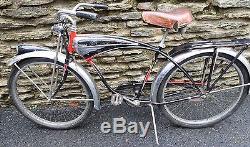 Vintage 1956 Schwinn Black Phantom Bicycle