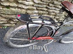 Vintage 1956 Schwinn Black Phantom Bicycle