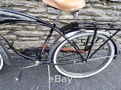 Vintage 1956 Schwinn Black Phantom Bicycle