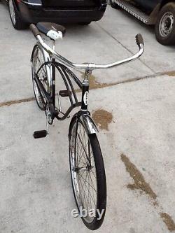 VINTAGE 1967 BLACK SCHWINN TYPHOON BOYS Cruiser 26in