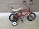 Vintage 1967 Schwinn Stingray Lil' Tiger Bicycle W Training Wheels 12 Red