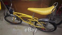 VINTAGE 1970's SCHWINN STING RAY MUSCLE Bike Lemon Peeler/ Cool Lemon