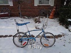 Vintage 1976 Schwinn Stingray Fastback 3 Spd Boys 20 Muscle Bike Nice Barn Find