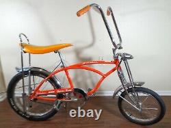 VINTAGE 1998-99 Schwinn Sting-Ray ORANGE KRATE Bicycle COASTER, SO CLEAN