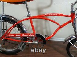 VINTAGE 1998-99 Schwinn Sting-Ray ORANGE KRATE Bicycle COASTER, SO CLEAN