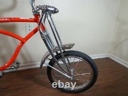 VINTAGE 1998-99 Schwinn Sting-Ray ORANGE KRATE Bicycle COASTER, SO CLEAN