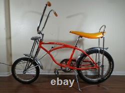 VINTAGE 1998-99 Schwinn Sting-Ray ORANGE KRATE Bicycle COASTER, SO CLEAN