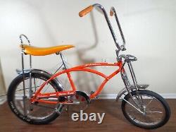 VINTAGE 1998-99 Schwinn Sting-Ray ORANGE KRATE Bicycle COASTER, SO CLEAN! SHIPS