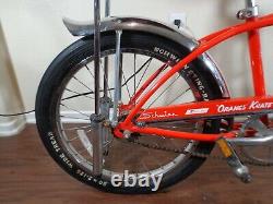 VINTAGE 1998-99 Schwinn Sting-Ray ORANGE KRATE Bicycle COASTER, SO CLEAN! SHIPS