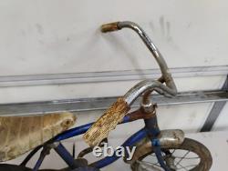 VINTAGE Barn Find SCHWINN LIL TIGER Convertible BICYCLE BLUE ORIGINAL