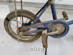 VINTAGE Barn Find SCHWINN LIL TIGER Convertible BICYCLE BLUE ORIGINAL