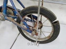 VINTAGE Barn Find SCHWINN LIL TIGER Convertible BICYCLE BLUE ORIGINAL
