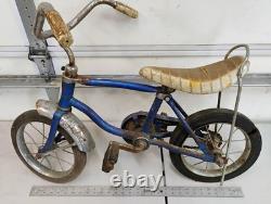VINTAGE Barn Find SCHWINN LIL TIGER Convertible BICYCLE BLUE ORIGINAL