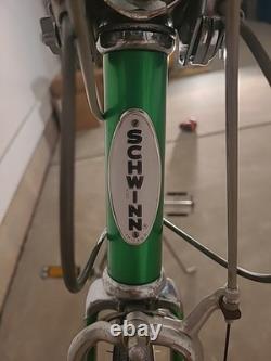 VINTAGE Green November 1976 SCHWINN VARSITY 10 SPEED 22 Inch Frame LM502122