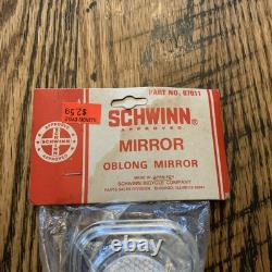VINTAGE NOS SCHWINN OBLONG MIRROR # 07011 NIP New Old Stock Bicycle Parts