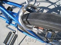 Vintage Orig 1969 Schwinn 3 Speed Stick Shift Sky Blue Krate Sting-ray Bicycle