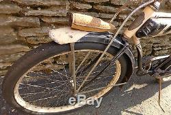 VINTAGE PREWAR 1940 SCHWINN ACE BALLOON TIRE TANK BICYCLE