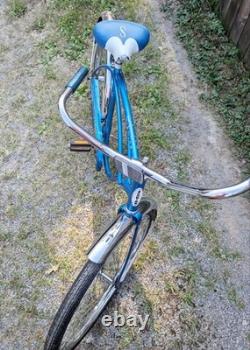 VINTAGE SCHWINN 26 Blue S MONOGRAM TYPHOON Chicago Bicycle ALL ORIGINAL 1977