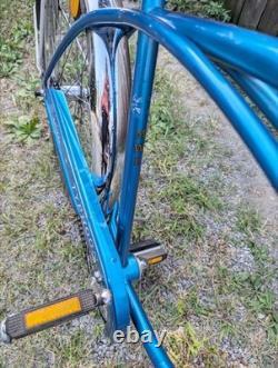 VINTAGE SCHWINN 26 Blue S MONOGRAM TYPHOON Chicago Bicycle ALL ORIGINAL 1977