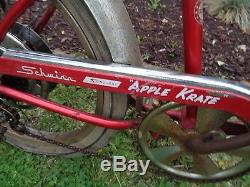 VINTAGE SCHWINN APPLE KRATE LAST YEAR 1973 MODEL REAR DISC BRAKE GOOD