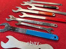 VINTAGE SCHWINN BICYCLE SHOP CONE WRENCHES Park Tool Lot SAE Metric MM Inch