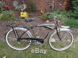 Vintage Schwinn Black Phantom Boys/men 26 Bicycle Barn Find 1956 Good