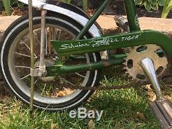 VINTAGE SCHWINN Kid Child STINGRAY Green LIL TIGER BICYCLE