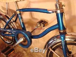 VINTAGE SCHWINN LIL TIGER MINI SCHWINN STINGRAY MUSCLE BIKE BLUE MIDGET BICYCLE