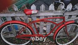 VINTAGE SCHWINN MENS 26inch Red S MONOGRAM TYPHOON Bicycle ALL ORIGINAL