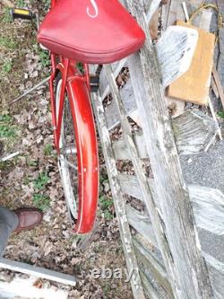 VINTAGE SCHWINN MENS 26inch Red S MONOGRAM TYPHOON Bicycle ALL ORIGINAL