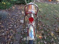 Vintage Schwinn Sting Ray Apple Krate 5 Spd Stik Shift Muscle Bike Good