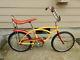 Vintage Schwinn Stingray Bicycle- Rare Yell. /red Color- 100% Orig. Vintage Bike