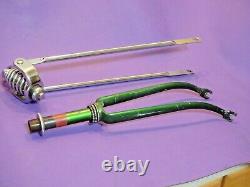 VINTAGE SPRINGER FORK withSPEEDSTER FORK GREEN Original SCHWINN BEARINGS Set