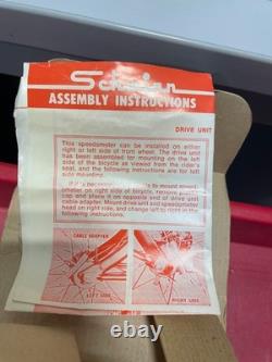 VINTAGE Schwinn Approved Bicycle Speedometer 08450 France 27 27 Inch NOS BOX