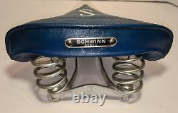 VINTAGE Schwinn S Seat, Two Tone Monogram Saddle, Mesinger (RARE CONDITION!)