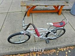 VINTAGE Schwinn Stingray SNEAKER 20 Bicycle RARE Original 1970's Chicago USA