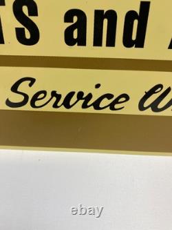 VINTAGE steel FRANCHISED DEALER Schwinn Bicycle SIGN 15 X 20