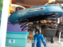 VTG 1963 Schwinn American Men's 26 Bicycle Radiant Blue All Original Barn Find